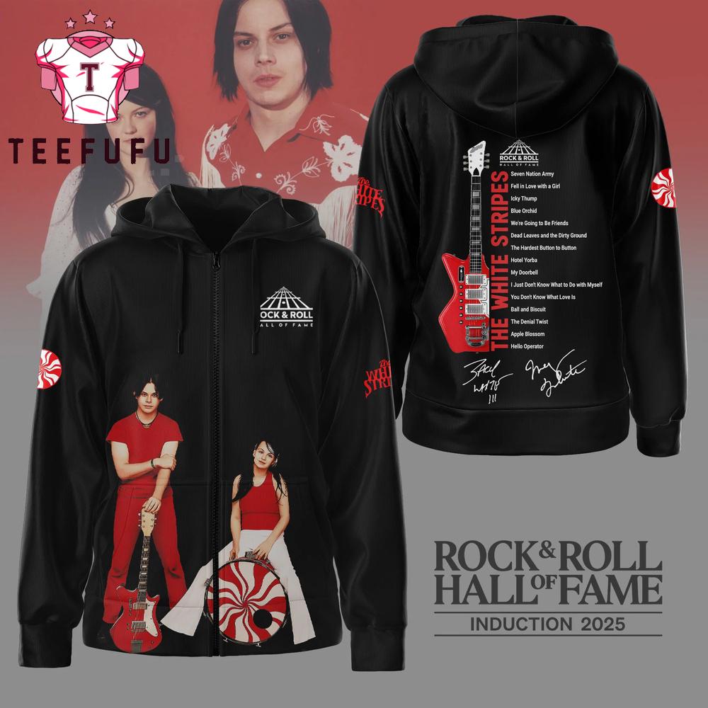The White Stripes 2025 Rock & Roll Hall of Fame Hoodie