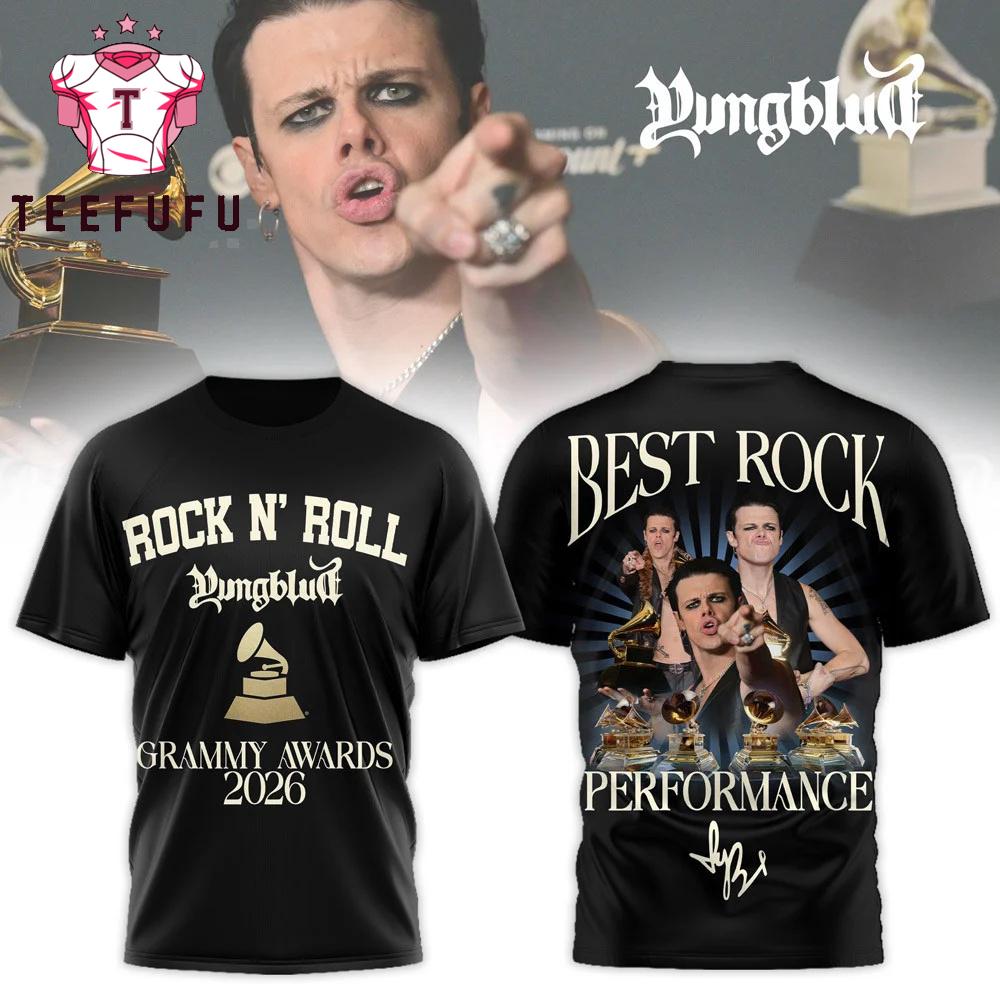 Yungblud Rock N Roll Grammy Awards 2026 T Shirt