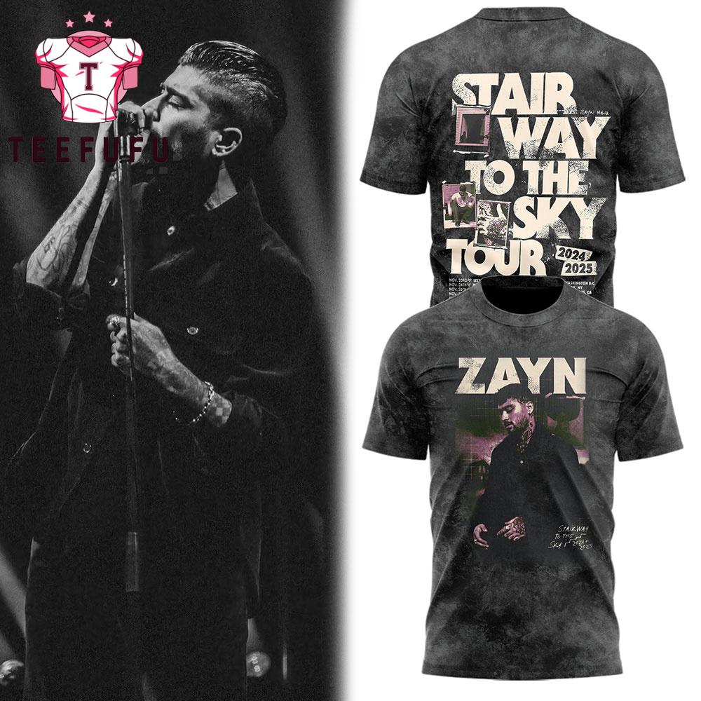 Zayn Malik Stairway To The Sky Tour 2025 Limited Edition T Shirt