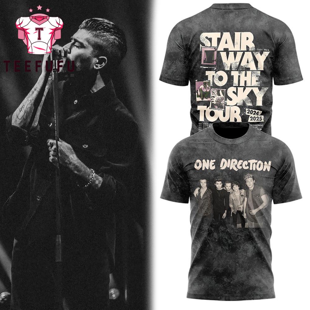 Zayn Malik Stairway To The Sky Tour 2025 One Direction T Shirt